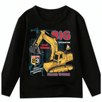 Big Excavator Fleece Sweatshirt - Kin Trends