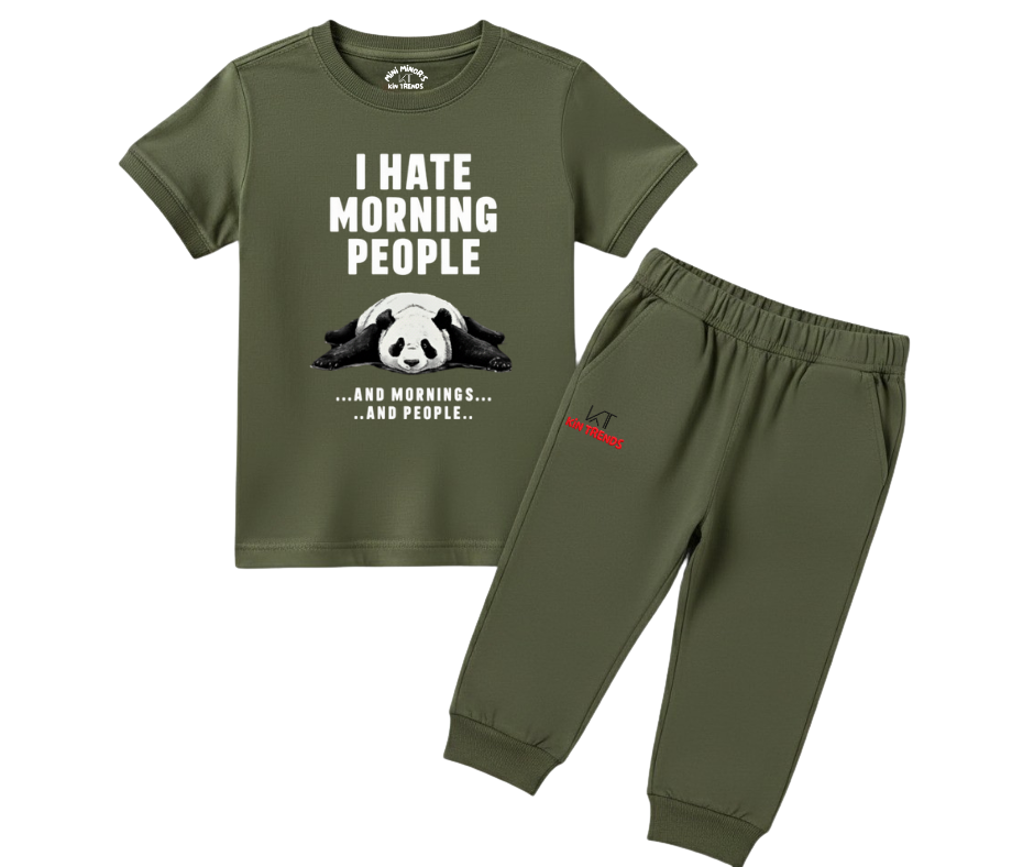 Morning People Summer Tracksuit | Mini Minors Kintrends