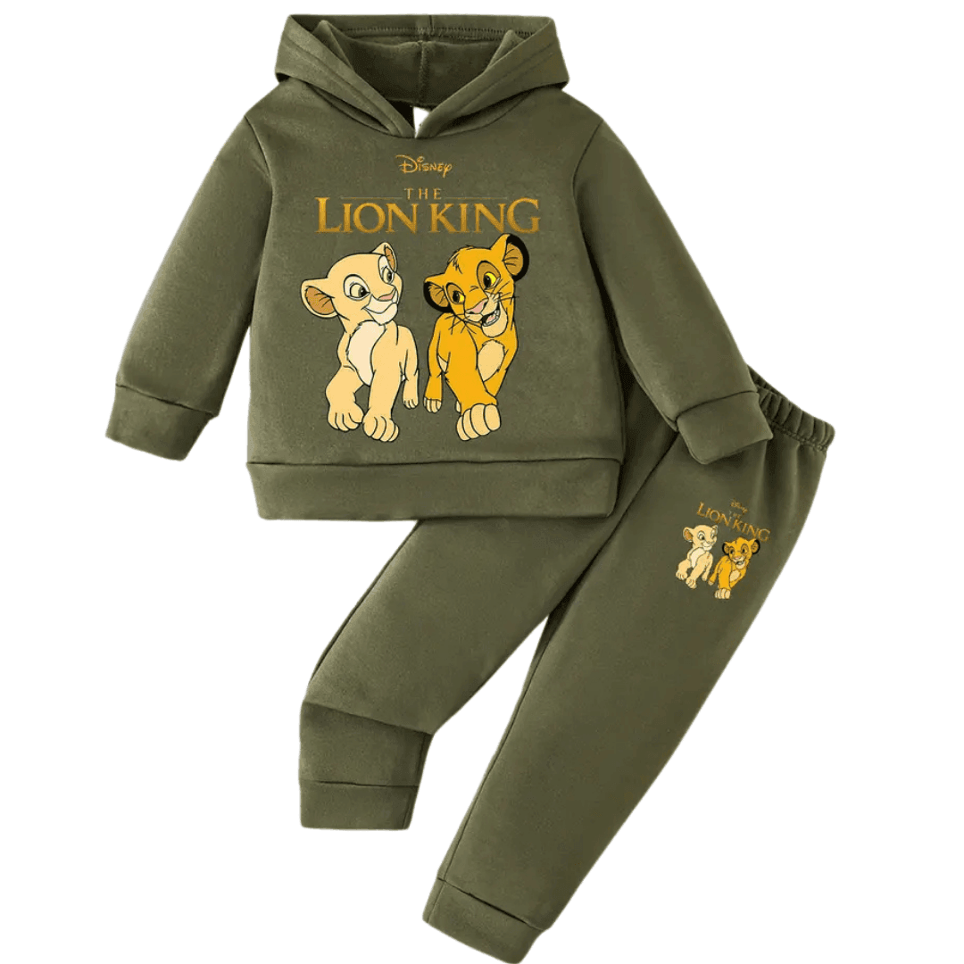 Cute Lion King Hoodie Tracksuit - Kin Trends