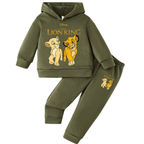 Cute Lion King Hoodie Tracksuit - Kin Trends