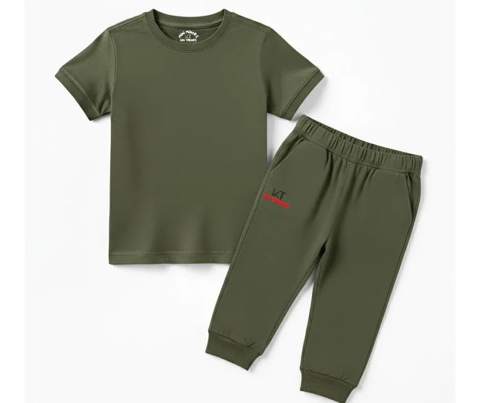 Plain Color Tracksuits for boys and girls | Mini Minors Kintrends