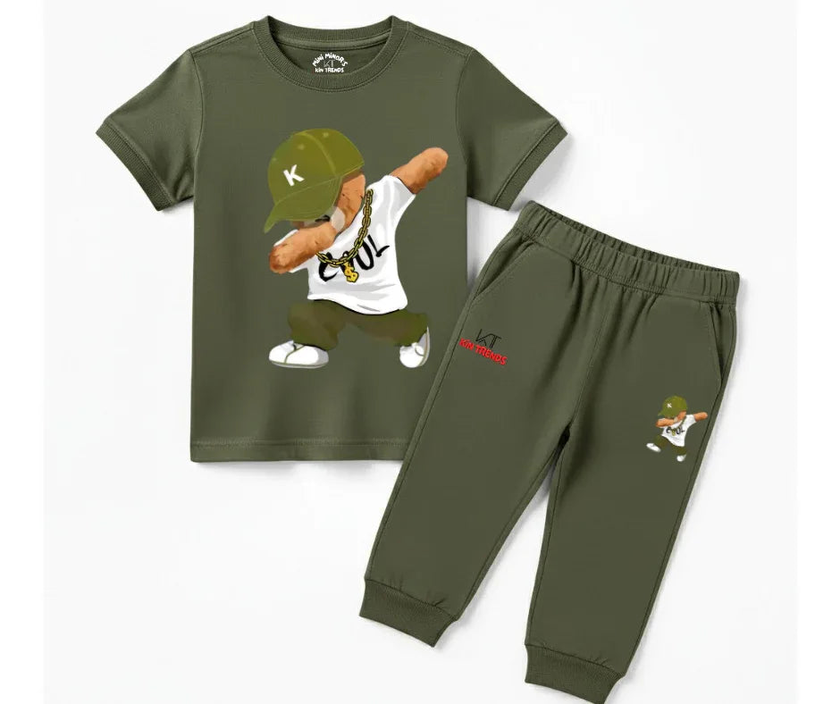 The Swag Bear Tracksuit | Mini Minors Kintrends