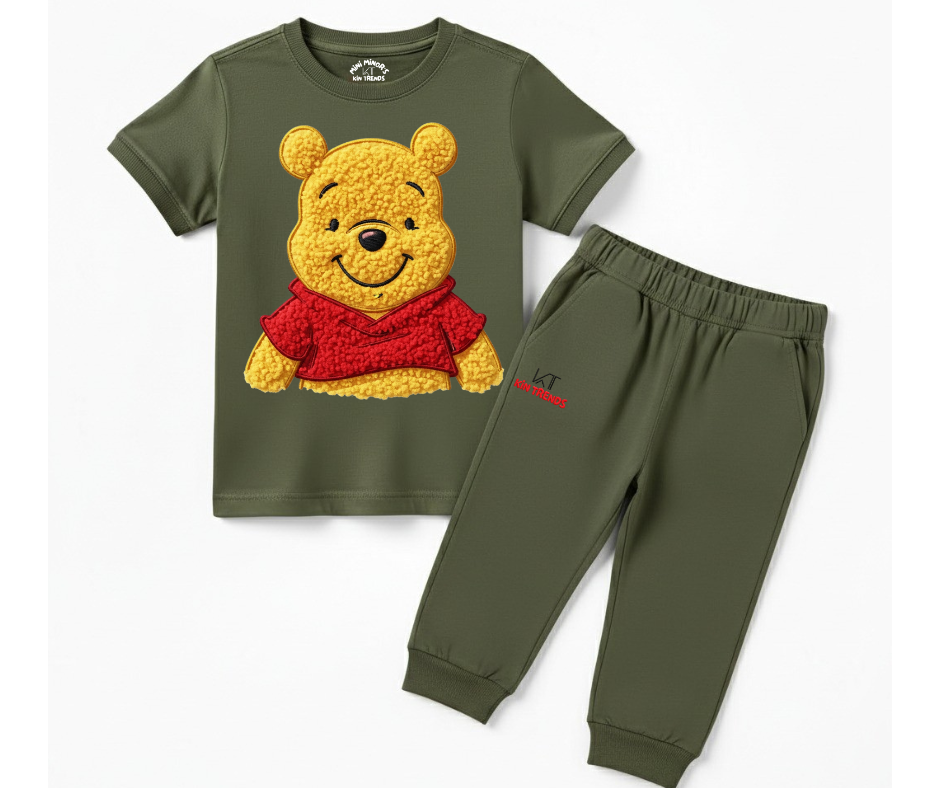 WTP Tracksuit (Not Embroidered) Kids T shirt and trouser | Mini Minors Kin Trends | Kintrends