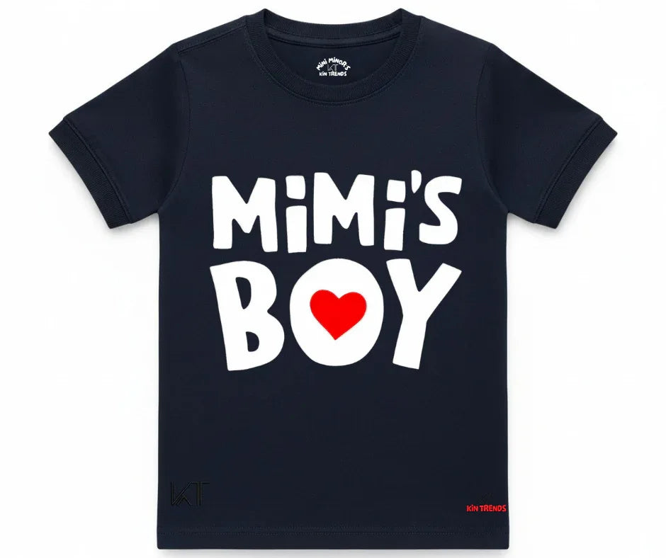 Mimi's Boy Tee (Not Embroidered) - Kin Trends