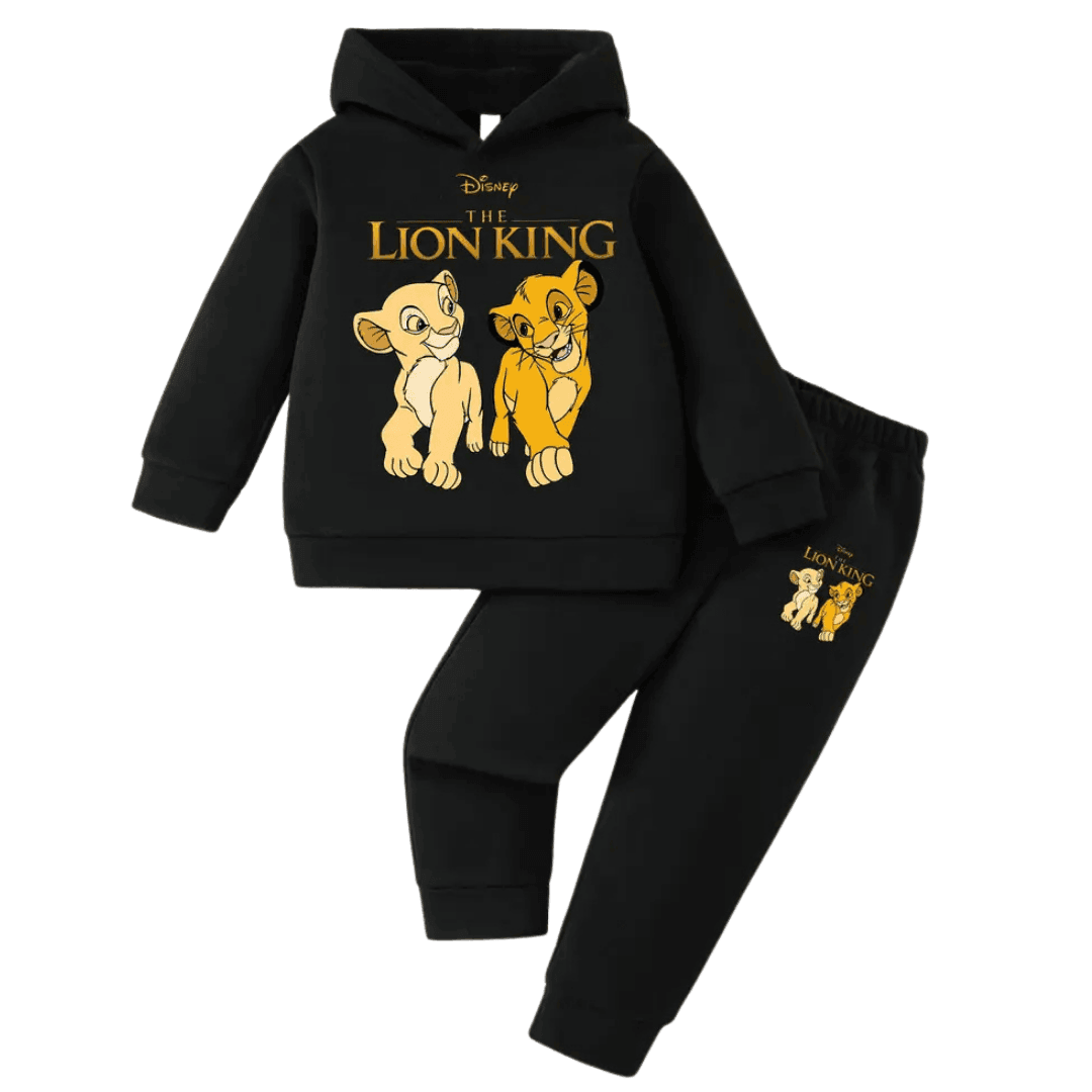 Cute Lion King Hoodie Tracksuit - Kin Trends