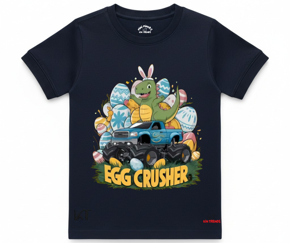 Egg Crusher Tee | Kids T shirt | Mini Minors Kin Trends | Kintrends