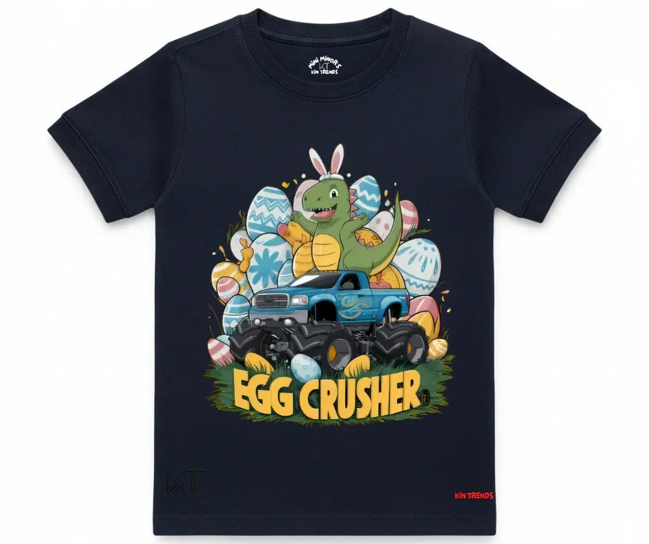 Egg Crusher Tee | Kids T shirt | Mini Minors Kin Trends | Kintrends