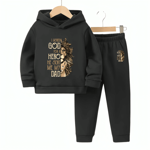 Hero Dad Hoodie Tracksuit - Kin Trends