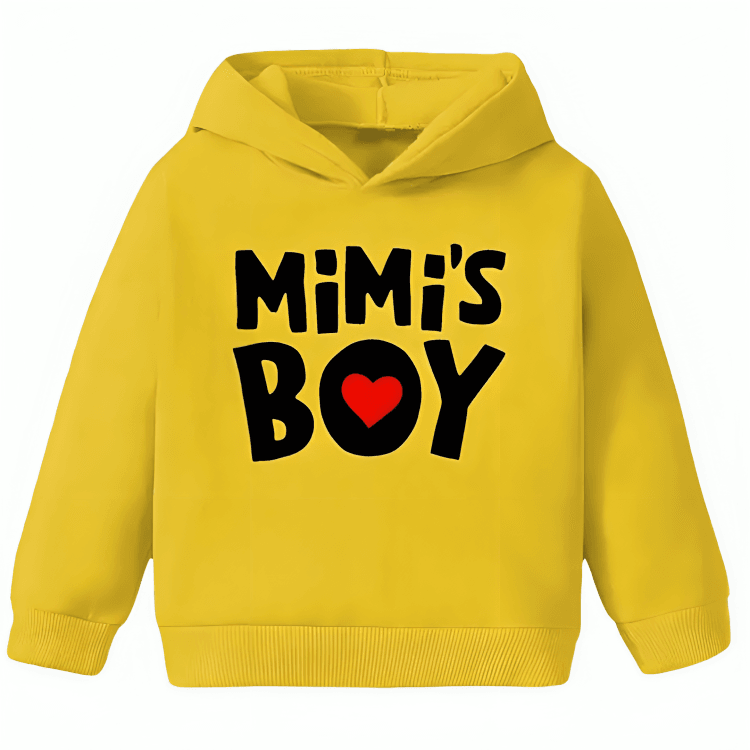 Mimi's Boy Fleece Hoodie - Kin Trends