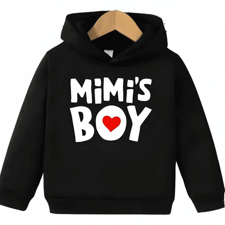 Mimi's Boy Fleece Hoodie - Kin Trends
