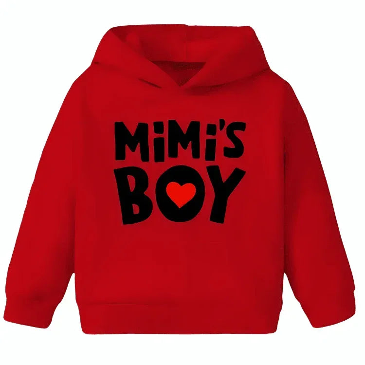 Mimi's Boy Fleece Hoodie - Kin Trends