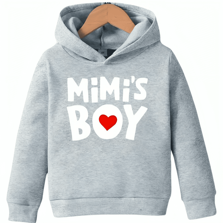 Mimi's Boy Fleece Hoodie - Kin Trends