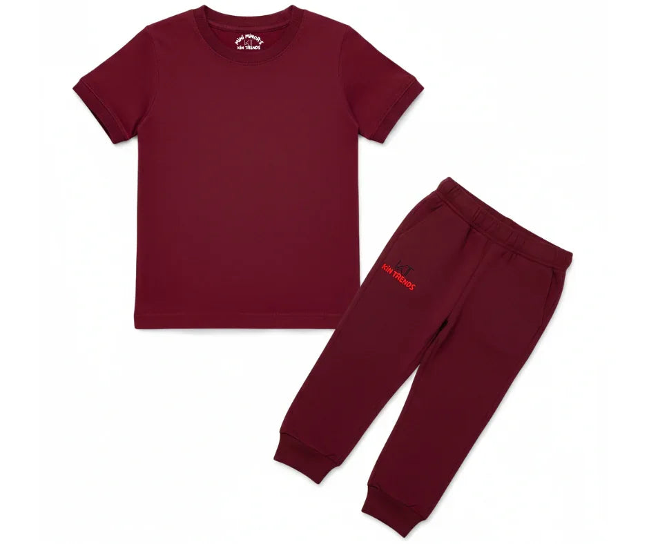Plain Color Tracksuits for boys and girls | Mini Minors Kintrends