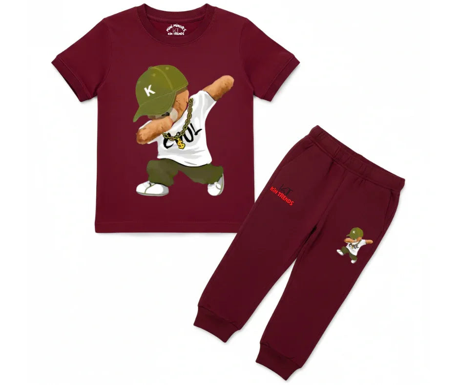 The Swag Bear Tracksuit | Mini Minors Kintrends