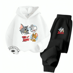Tom & Jerry Family Fleece Hoodie Tracksuit - Kin Trends