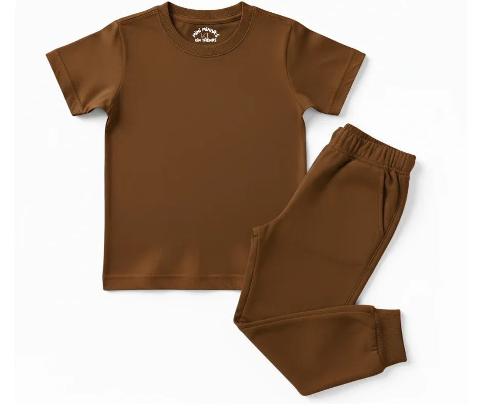Plain Color Tracksuits for boys and girls | Mini Minors Kintrends