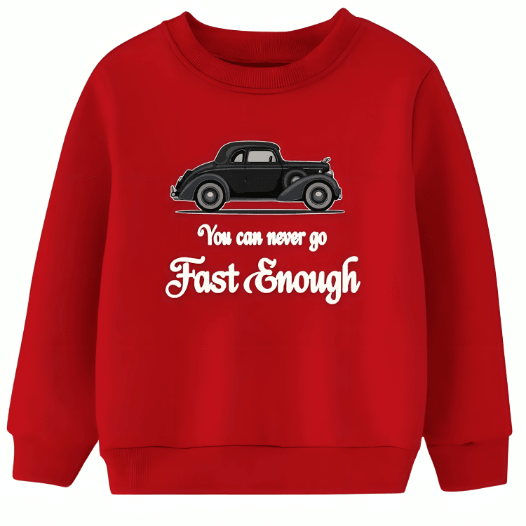 Fast Enough Fleece Sweatshirt - Kin Trends