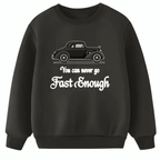 Fast Enough Fleece Sweatshirt - Kin Trends