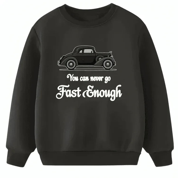 Fast Enough Fleece Sweatshirt - Kin Trends