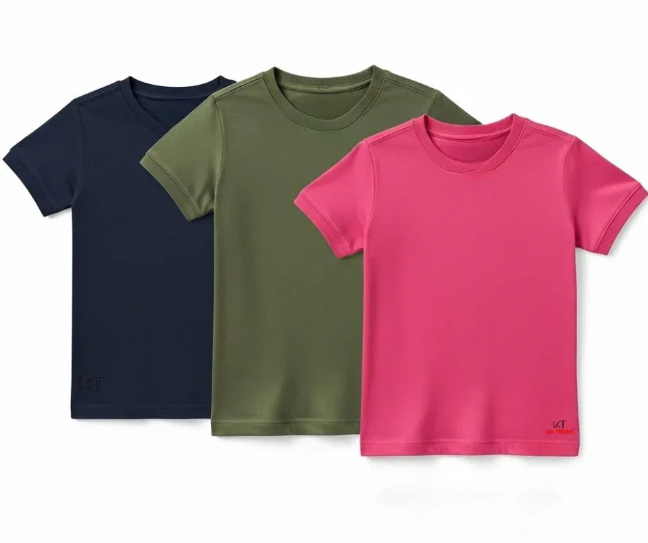Pack Of 3 T Shirts for boys and girls | Mini Minors Kintrends