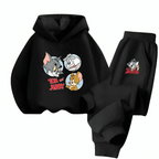 Tom & Jerry Family Fleece Hoodie Tracksuit - Kin Trends