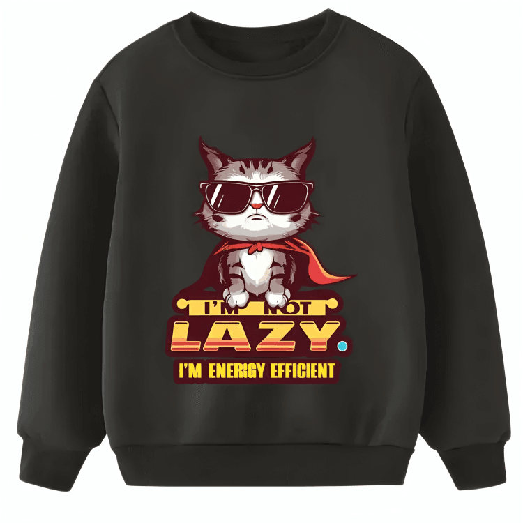 Not Lazy Fleece Sweatshirt - Kin Trends