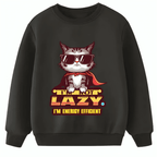 Not Lazy Fleece Sweatshirt - Kin Trends