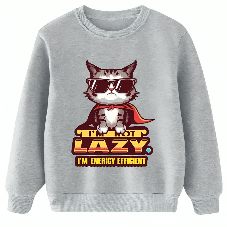 Not Lazy Fleece Sweatshirt - Kin Trends