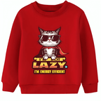 Not Lazy Fleece Sweatshirt - Kin Trends