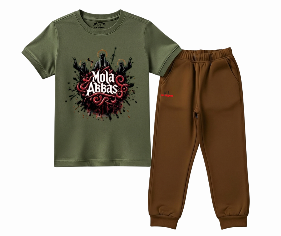 Mola Abbas (A.S) T Shirt & Trouser | Summer Tracksuit
