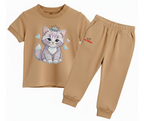 Premium Cute Cat Tracksuit (Not Embroidered)