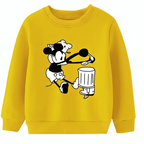 Mickey With Drum Warm Fleece Hoodie - Kin Trends