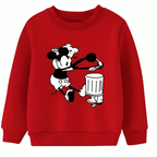Mickey With Drum Warm Fleece Hoodie - Kin Trends