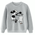 Mickey With Drum Warm Fleece Hoodie - Kin Trends