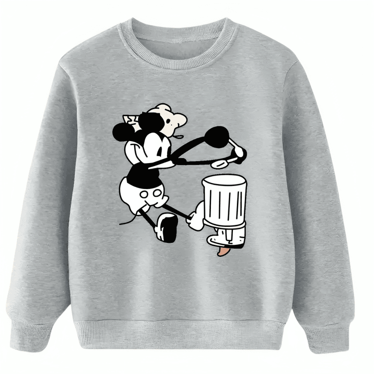 Mickey With Drum Warm Fleece Hoodie - Kin Trends