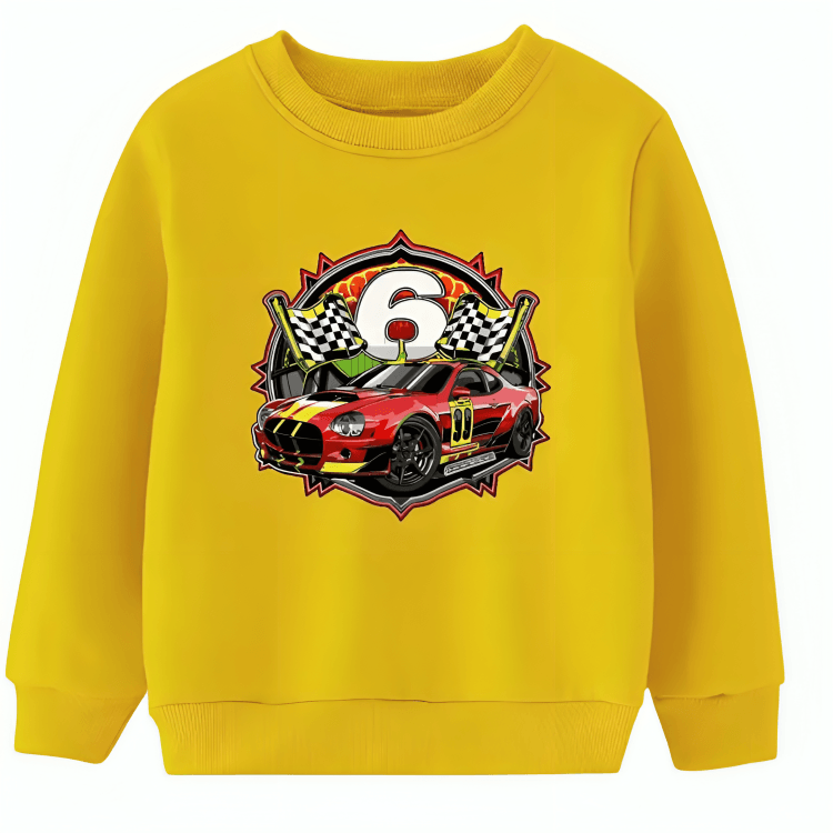 Racing Fleece Sweatshirt - Kin Trends