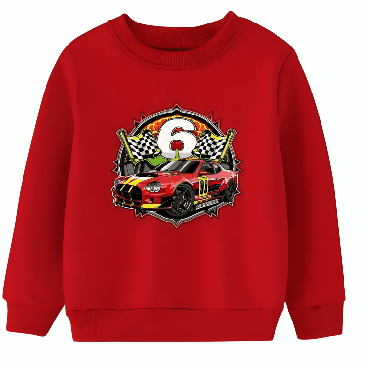Racing Fleece Sweatshirt - Kin Trends