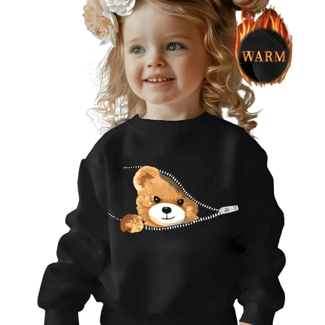 Shy Bear Sweatshirt - Kin Trends