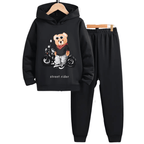 Street Rider Fleece Hoodie Tracksuit - Kin Trends