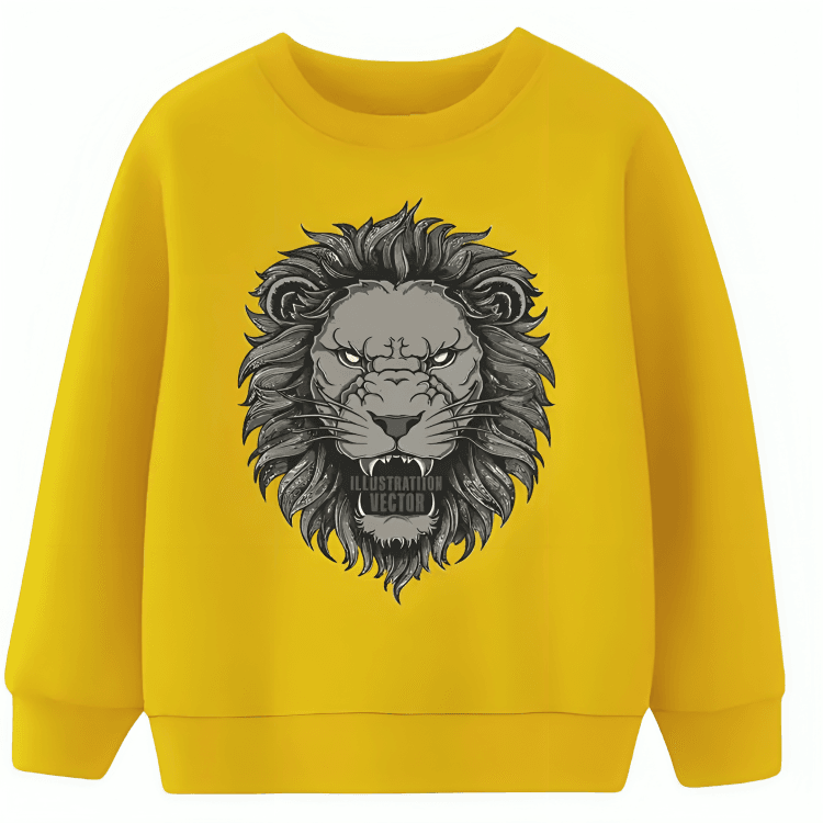 Lion Roar Fleece Sweatshirt - Kin Trends