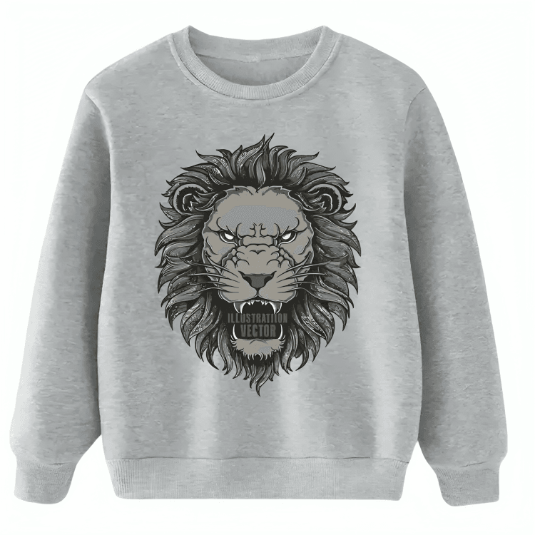 Lion Roar Fleece Sweatshirt - Kin Trends