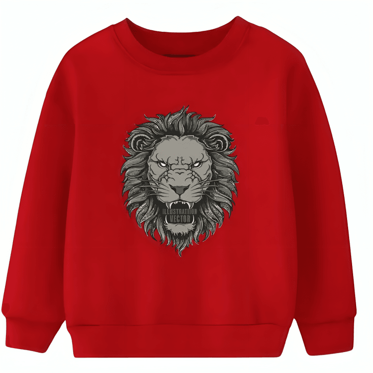 Lion Roar Fleece Sweatshirt - Kin Trends
