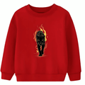 Black Lion Fleece Sweatshirt - Kin Trends
