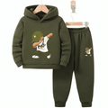 Cool Bear Fleece Hoodie Tracksuit - Kin Trends