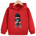 Cool Bear Fleece Hoodie - Kin Trends