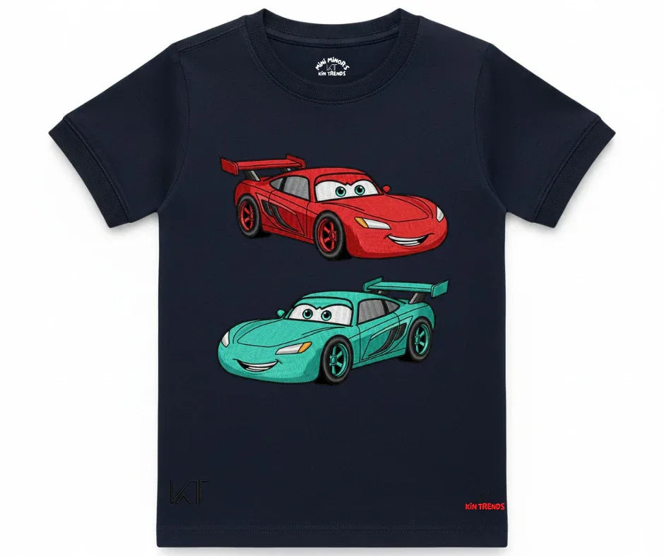 Lightning McQueen & Kori Turbowitz Cotton Summer Tee | Mini Minors Kintrends