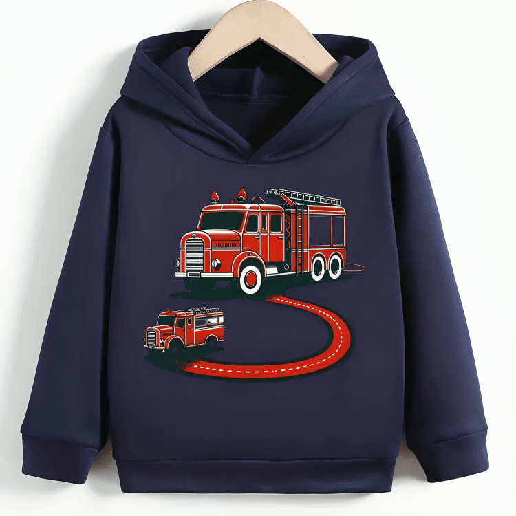 Truck and Car Fleece Hoodie - Kin Trends