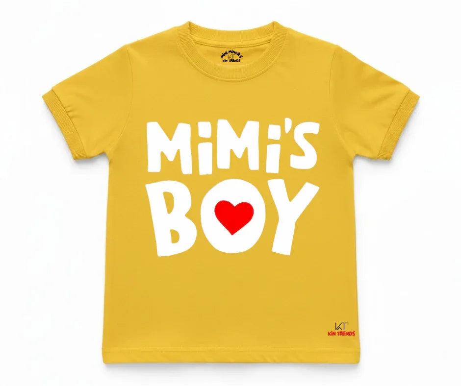 Mimi's Boy Tee (Not Embroidered) - Kin Trends