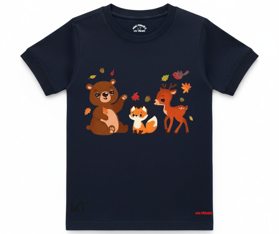 Woodland Friends Tee | Mini Minors Kintrends
