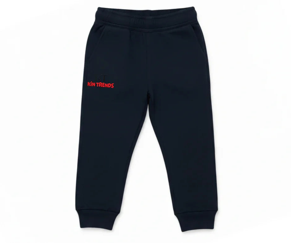 Navy Color Kids Cotton Trouser for boys and girls | Mini Minors Kintrends